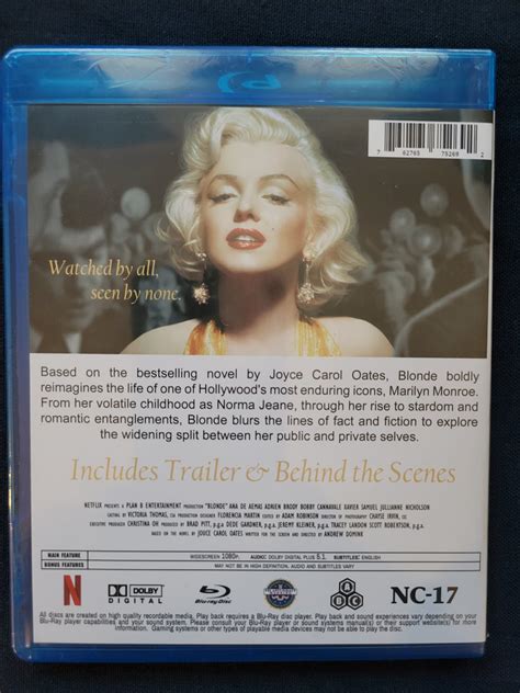 blonde blu ray